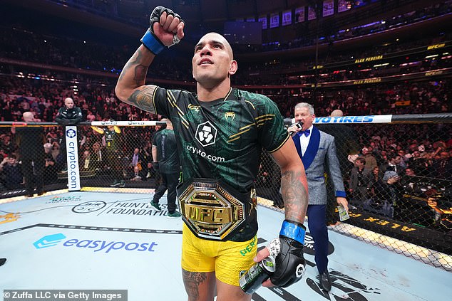 Pereira won the vacant title against Jiri Prochazka at UFC 295 at Madison Square Garden