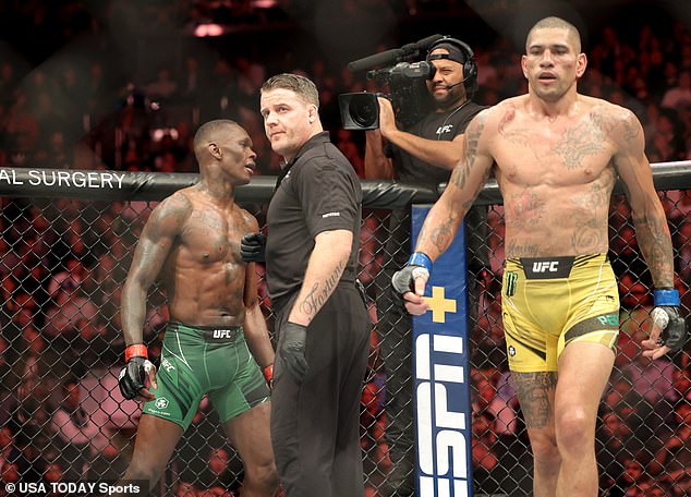 Pereira has two victories over Adesanya in kickboxing and added another in the UFC in 2022