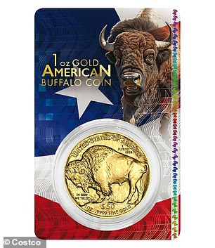 He is also selling the 'American Buffalo Gold Coin'.