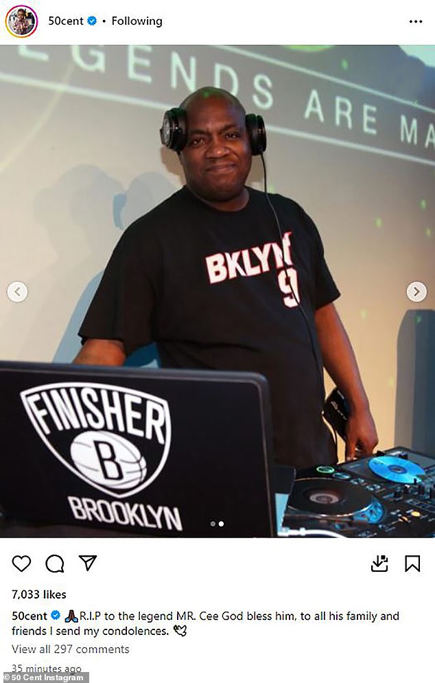 1712788006 124 DJ Mister Cee dies at 57 50 Cent pays tribute