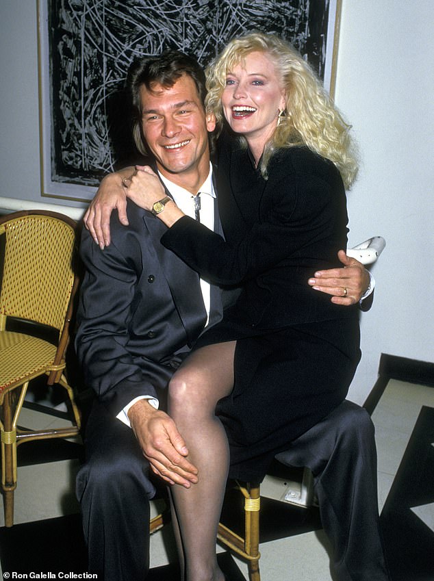 Swayze died at age 57 in 2009 after a battle with pancreatic cancer.  He was married to Niemi, 67, from 1975 until her death (pictured in 1987).