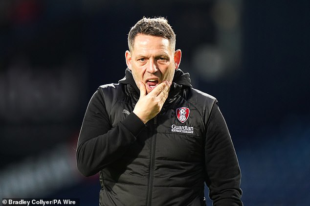 Rotherham manager Leam Richardson's side remain bottom of the Championship table