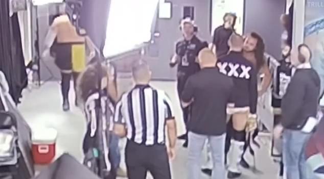 Punk approached Perry in London before his match with Samoa Joe in front of 80,000 people