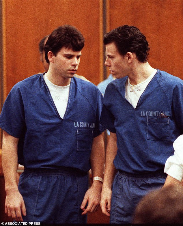 Erik, now 53, and his brother Lyle, 56, are serving life in prison without parole for fatally shooting their parents, Jose and Kitty Menendez, in 1989 in the study of their Beverly Hills mansion.