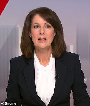 Veteran news anchor Ann Sanders remained composed as she confirmed the tragic news.