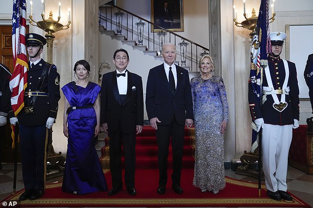 Japanese Prime Minister Fumio Kishida is Biden's fifth state guest, who has also hosted leaders from India, Australia, South Korea and France.