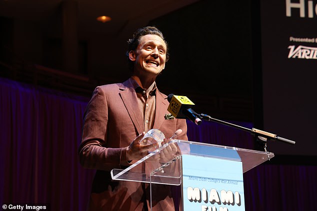 The 43-year-old actor, who recently opened up about the future of his Marvel television series Loki, was honored with Variety's Virtuoso Award on Wednesday.