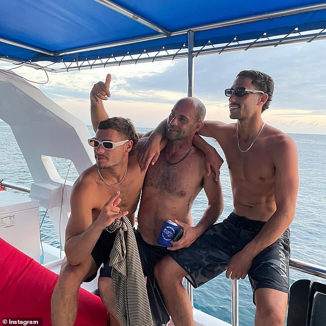 Bruno Bersot, (pictured center with sons Mateus and Lucas), originally from Brazil and living in Maroubra, in Sydney's eastern suburbs, died on Tuesday, leaving behind his wife and two children.