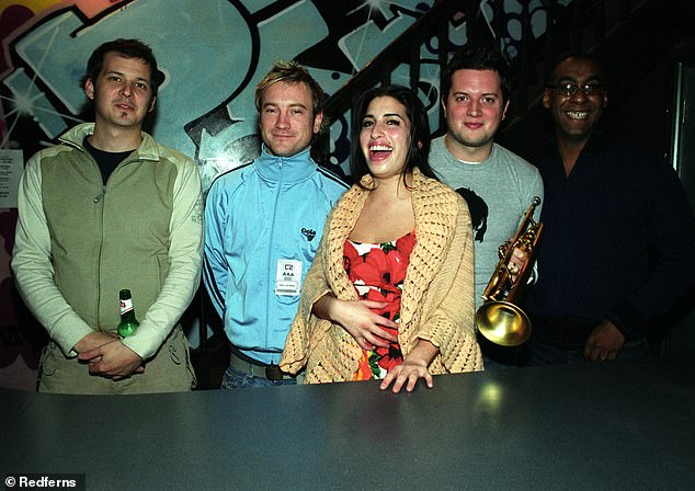 Speaking to The Sun, Dale revealed that his last conversation with Amy took place just hours before she died, and recalled the touching words they shared (pictured alongside the band in 2003).