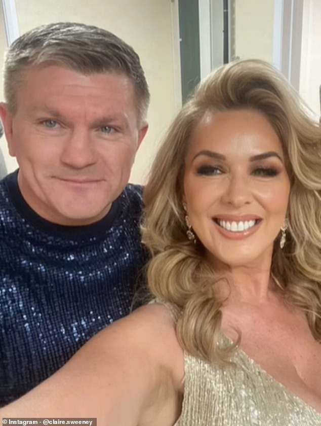 Details of the couple's relationship emerged last week.  They reportedly began a romance after meeting on ITV's Dancing On Ice.
