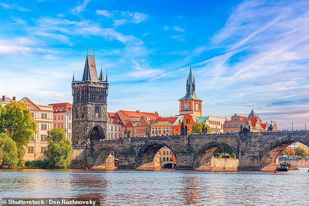 The Czech capital is famous for its architecture, including the Charles Bridge shown above.