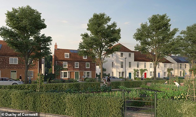 A conceptual drawing of what some of the houses in the Faversham development could look like