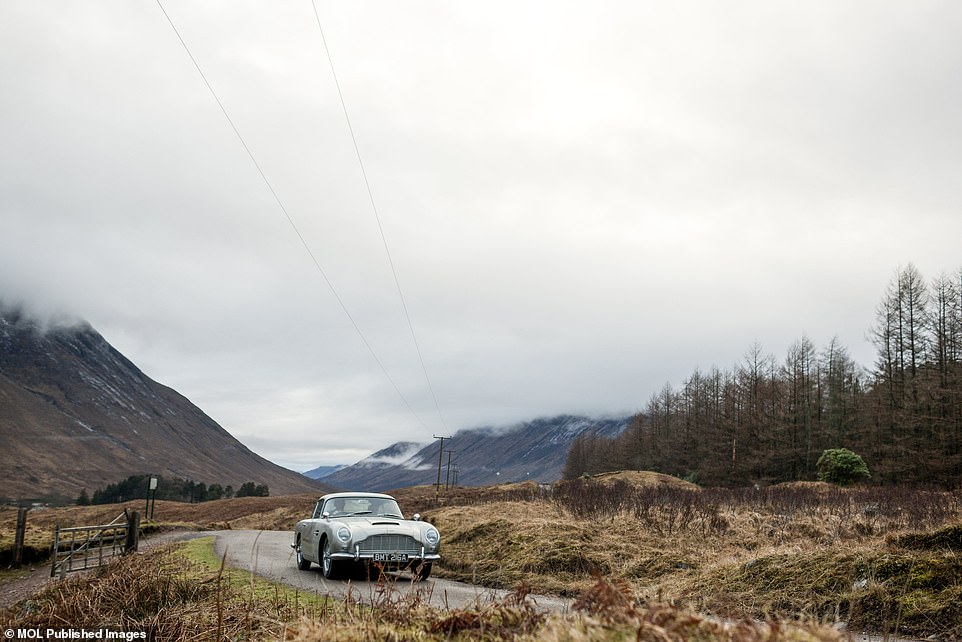 The DB5 has made many memorable Bond appearances, most recently in 2021's No Time To Die. It also had a starring role in Daniel Craig's Skyfall, where Bond piloted M across the Scottish Highlands in the iconic classic.
