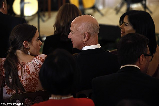 During the event, they were seen chatting with Naomi Biden, Hunter Biden's daughter and President Joe's granddaughter.