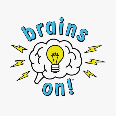 Art from the Brains On podcast showing a drawing of a light bulb in a brain