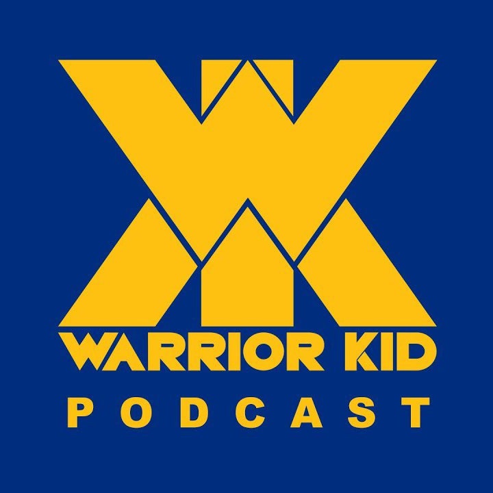 Warrior Kid podcast art with Warrior Kid logo
