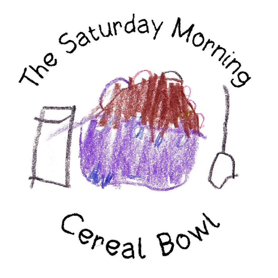 Saturday Morning Cereal Bowl Podcast Art