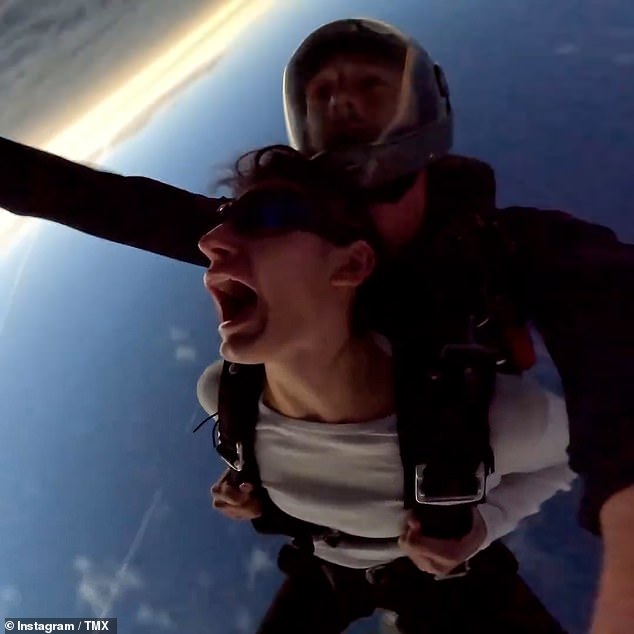 If skydiving itself were exciting enough for the duo, they would have been even more enthralled by the opportunity to capture the total solar eclipse, which swept across North America on Monday, as they made their descent.