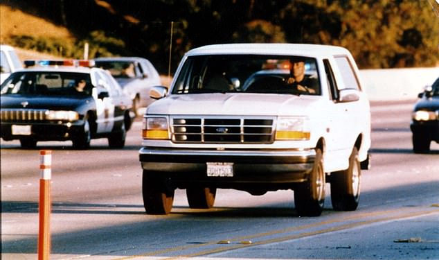 As police closed in on Simpson in the investigation, he led them on a long chase in a white Ford Bronco along the highways of Los Angeles.