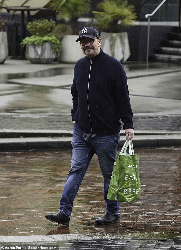 Heading out for a casual outing, Todd went out to do some shopping at Waitrose.