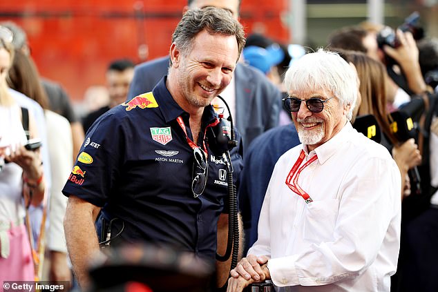 Horner was Ecclestone's best man at his third wedding and the former F1 boss later returned the favour.