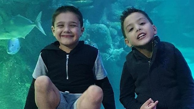 The horrific accident killed two brothers, 10-year-old Xavier Abreu (pictured left) and 9-year-old Peter Abreu (pictured right).