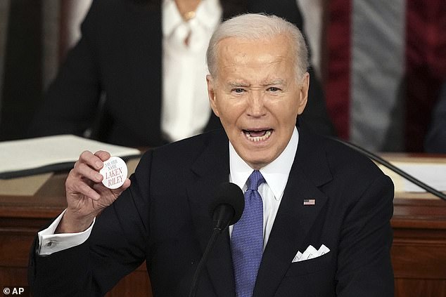 In Biden's State of the Union address, he was challenged to 