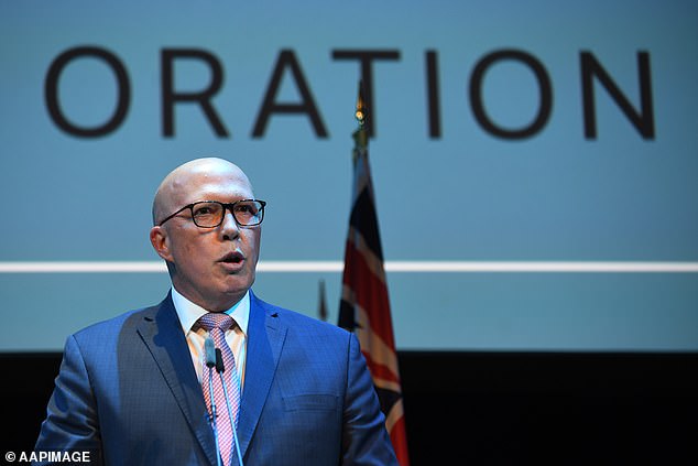 Speaking at Tom Hughes' speech in Sydney on Wednesday night, Dutton criticized Prime Minister Anthony Albanese's handling of rising antisemitism in Australia following the October 7 Hamas attacks in Israel.