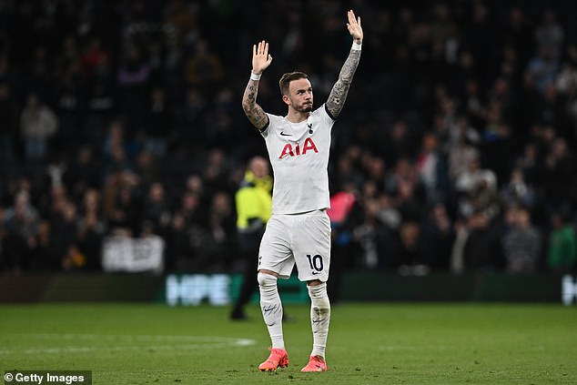 James Maddison was excellent for Tottenham under Ange Postecoglou before suffering an injury