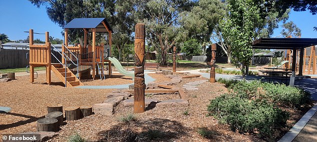 Dogs are prohibited from coming within 10 meters of Frankston Council playgrounds (one pictured)