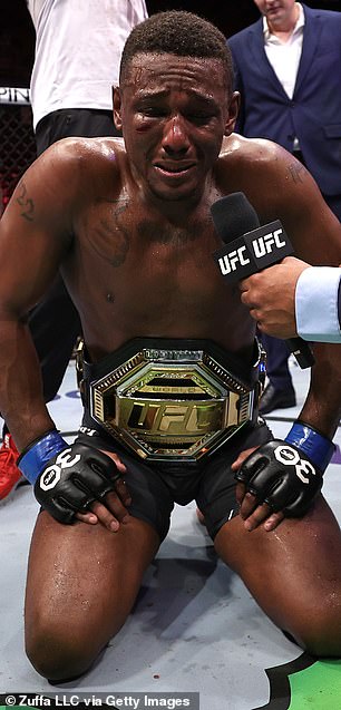 Jamahal Hill had to vacate his old belt due to injury