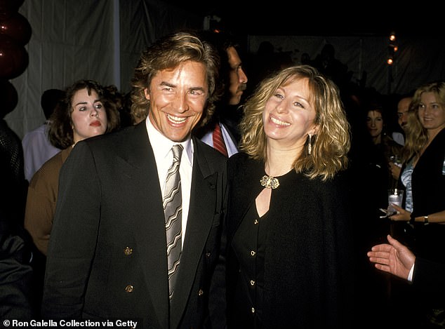 He was also involved for a time with singer Barbra Streisand.