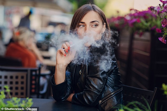 The Prime Minister expressed concern about how vaping is being marketed as appealing to young Australians (file image)