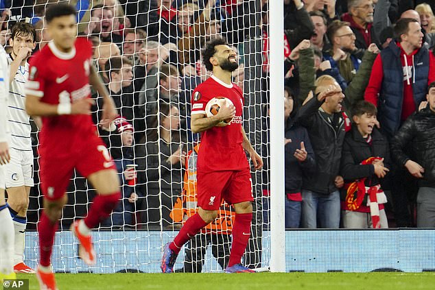 Mohamed Salah failed to inspire Liverpool when coming off the bench and had a goal disallowed