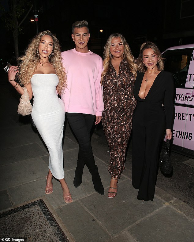 The TOWIE cast were all smiles at the event.