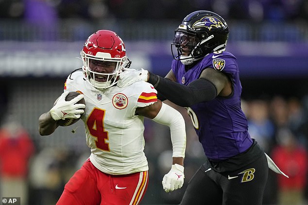 Wide receiver Rice, photographed in action for the Chiefs last season, grew up in Fort Worth, Texas.
