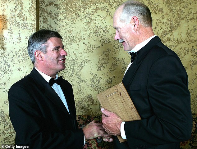 Ditterich [pictured right] He was inducted into the AFL Hall of Fame in Melbourne in 2004.