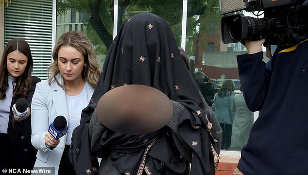 South Australian terrorist cops swooped on Adelaide girl in mid-March (pictured, teen outside court on Friday)