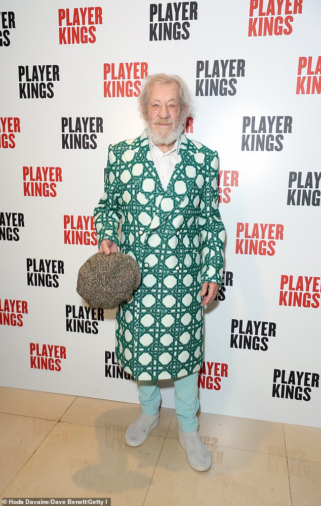 The actor, 84, took to the stage at the Noel Coward Theater that same night as John Falstaff in the production directed by Robert Icke.