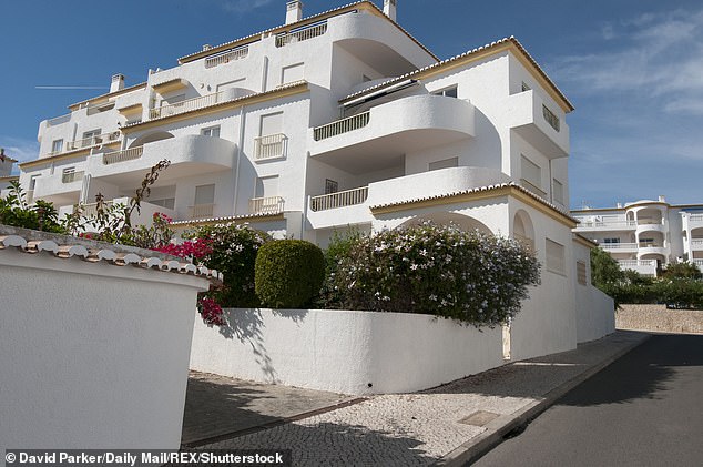 Pictured: The holiday resort where the McCanns were staying in Portugal's Algarve region in May 2007, when their three-year-old daughter disappeared without a trace.