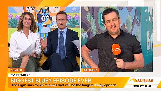 Bluey executive producer Daley Pearson spoke to Australia's Sunrise on Friday morning and also confirmed the show would continue.