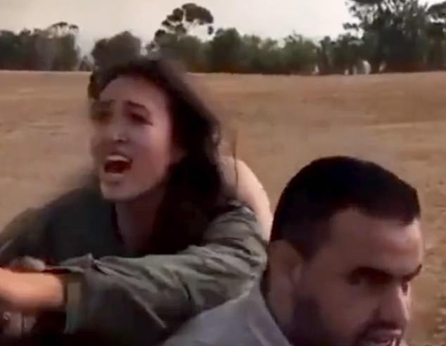 The 26-year-old student was kidnapped by the terrorist group during their murderous attack at the Nova desert festival on October 7.  This image of Noa, with her arms outstretched toward her boyfriend as she screams for help, became one of the most recognizable images of her.  of the atrocities after it was published by The Mail on Sunday, October 8