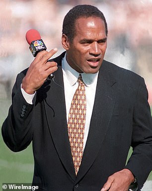 Simpson worked as a studio analyst and sideline reporter for NBC's NFL coverage.