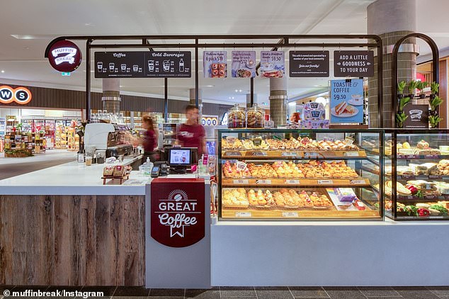 Muffin Break won 'cafe of the year' - the franchise operates 190 stores across Australia and is known for its range of baked goods, along with its award-winning signature blend coffee.
