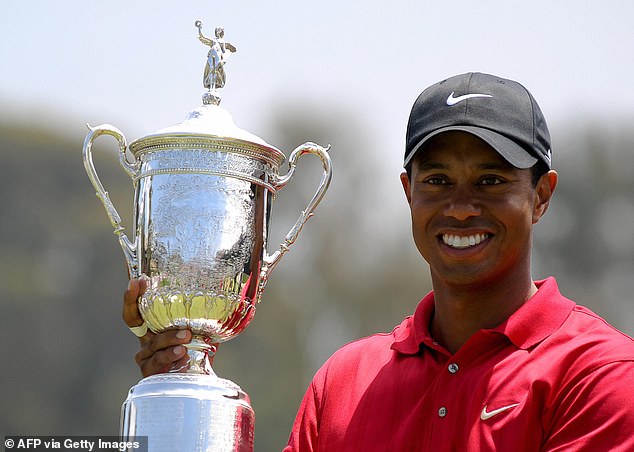 Woods won the US Open in 2008 but missed much of the year due to knee surgery.