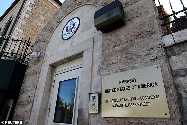 The US Embassy in Jerusalem has imposed travel restrictions on diplomats living in Israel as officials fear an Iranian attack with 100 drones and dozens of missiles.