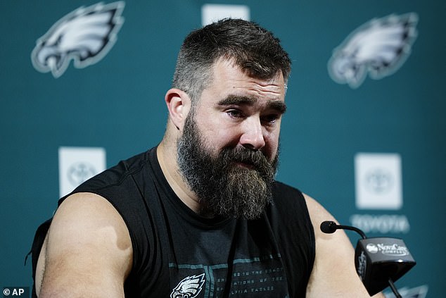 Kelce returned to the Eagles home for WrestleMania after retiring from the NFL in March