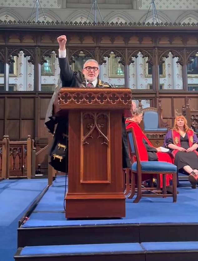 Palestinian Dr Abu-Sittah becomes chancellor of Glasgow University and addresses students