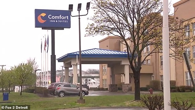 Police responding to a call at the Comfort Inn in Allen Park thought they were responding to a call related to debit card fraud. To purchase a hotel room, Peoples used information from a debit card that belonged to a Nebraska teenager. When she used the card, the teen received an alert and told her mother, who called the hotel and the police. When police responded to the call, one of the officers recognized the missing twins and separated them from Peoples.
