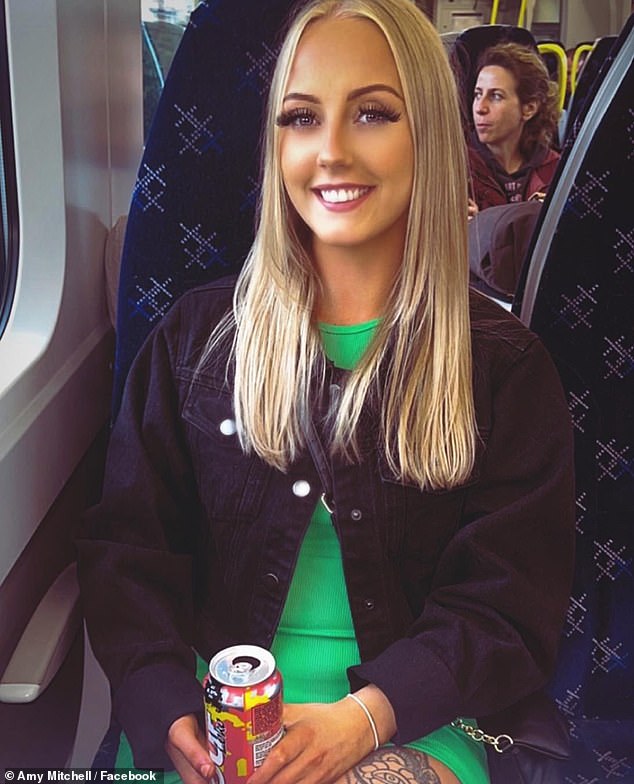 Amy Mitchell (pictured), 24, from West Lothian, urged other parents to 